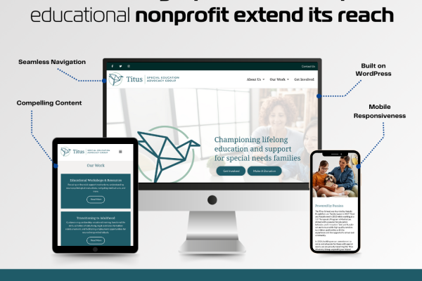 Building a Special Education Website to Help a Nonprofit Extend Its Reach